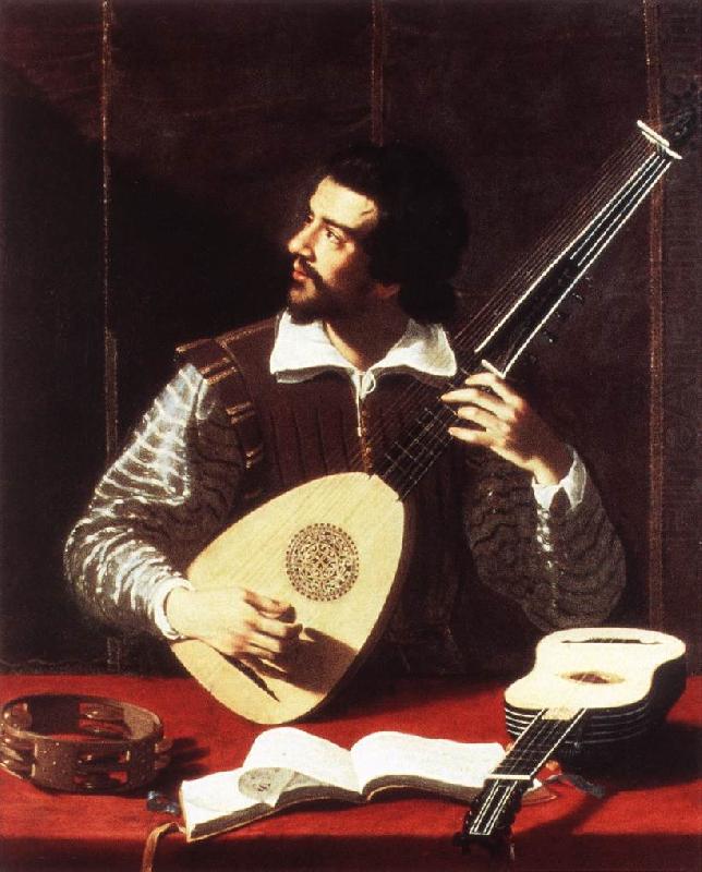 GRAMATICA, Antiveduto The Theorbo Player dfghj china oil painting image